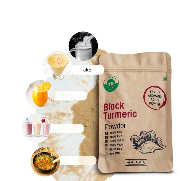 Black Turmeric Powder Organic Superfood Earth Expo Company-2