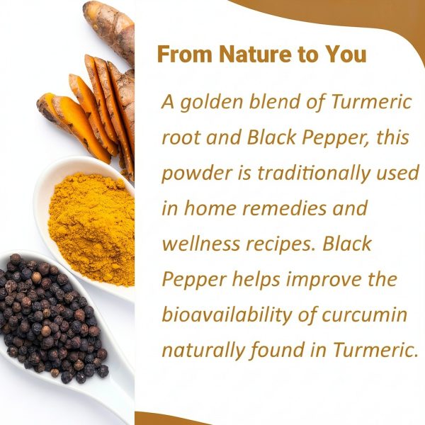 Mi Nature Turmeric Black Pepper Powder Vegan Culinary-1