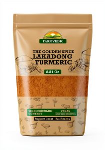 Lakadong Turmeric Powder Farmvedic 8% Curcumin-0