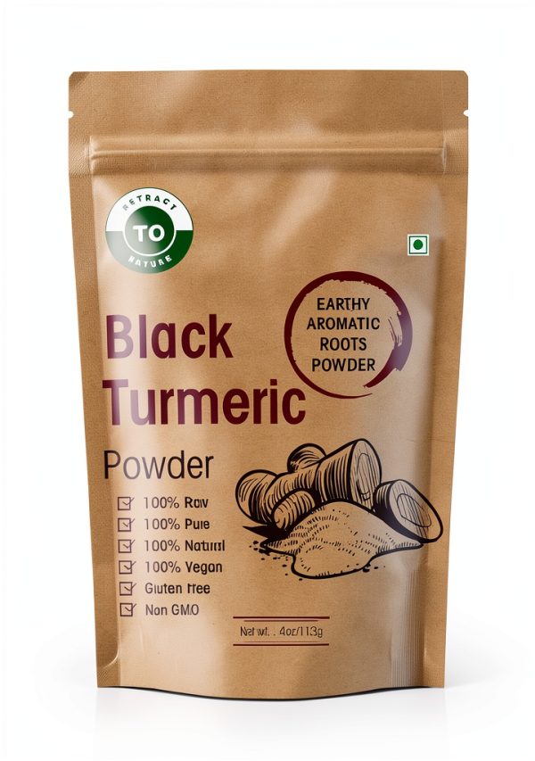Black Turmeric Powder Organic Superfood Earth Expo Company-0