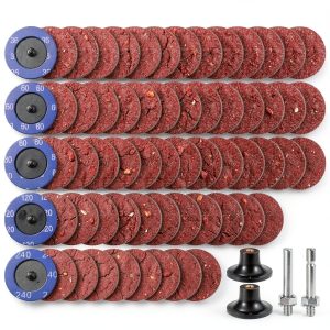 2 Inch Die Grinder Sanding Disc Avresecie Quick‑Change Roll‑Lock Set-0